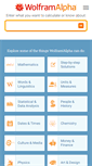 Mobile Screenshot of m.wolframalpha.com